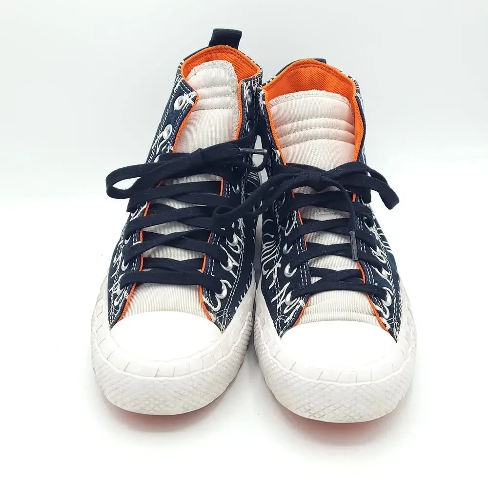 Converse Chuck Taylor All Star UNT1TL3D Hi Black 166502C men's size 9.5